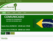 Tablet Screenshot of imobiliariarezende.com